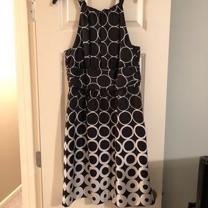 White House Black Market Tie Neck dress